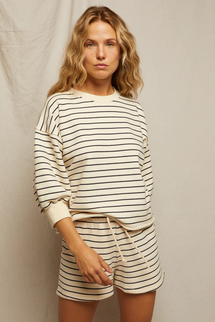 Perfect White Tee Niall Striped Pullover