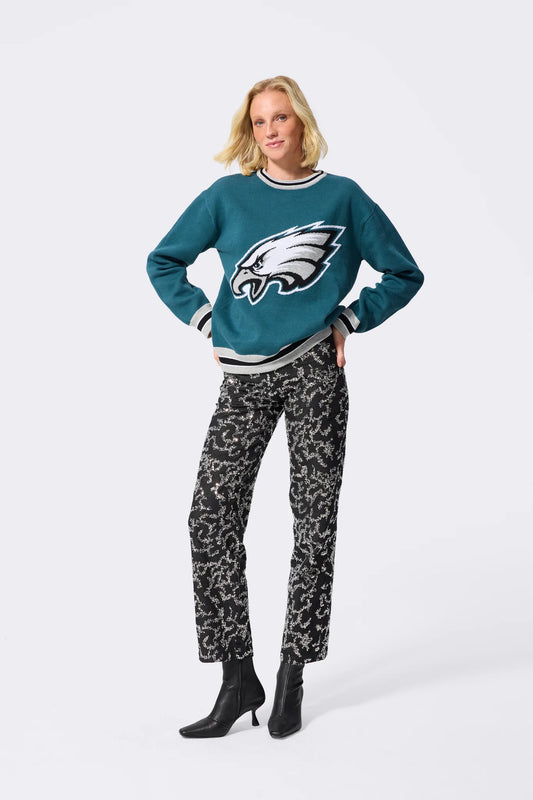Terez Eagles Crew Neck Sweater