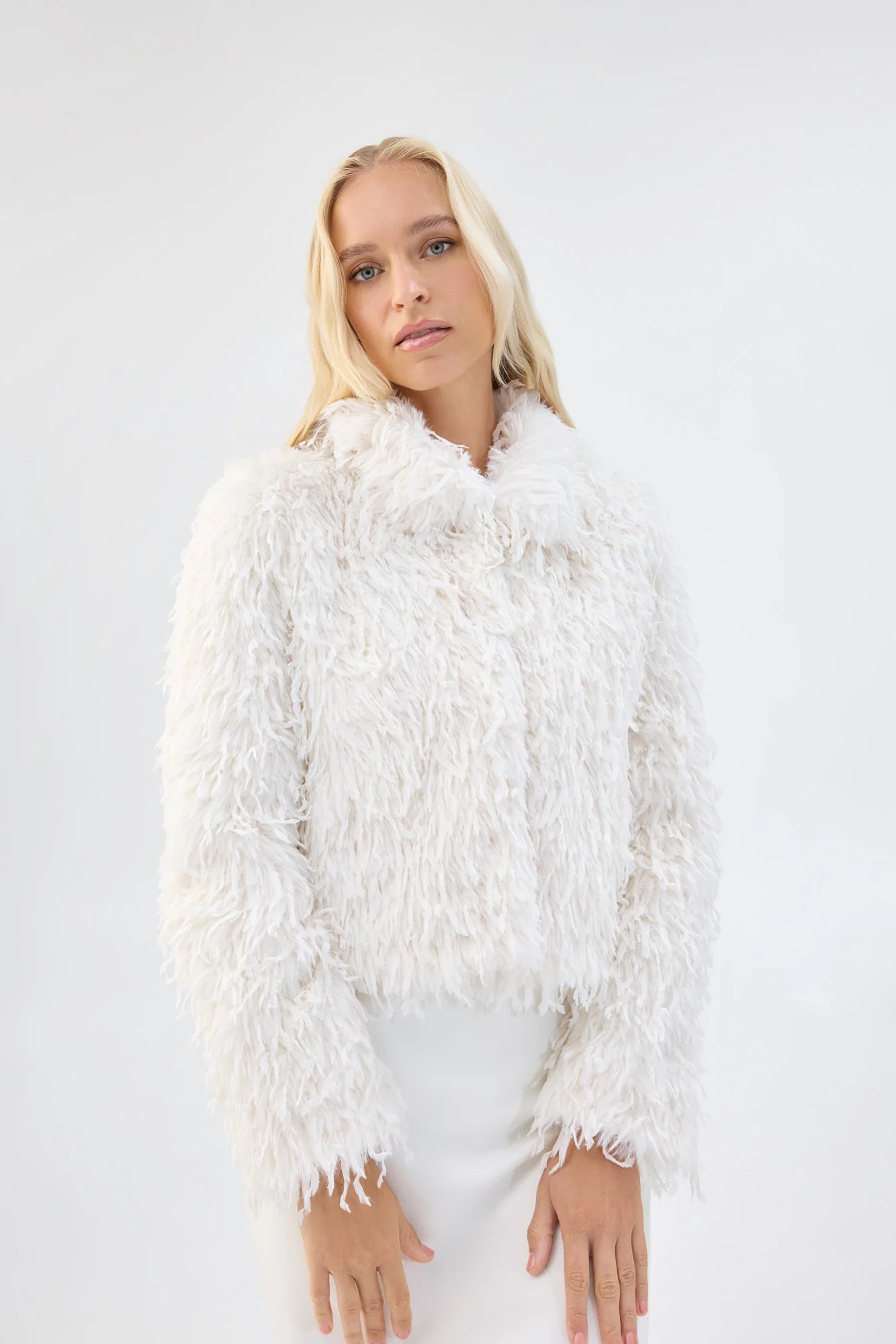 Unreal Fur Swan Lake Jacket