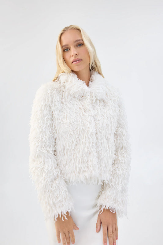 Unreal Fur Swan Lake Jacket
