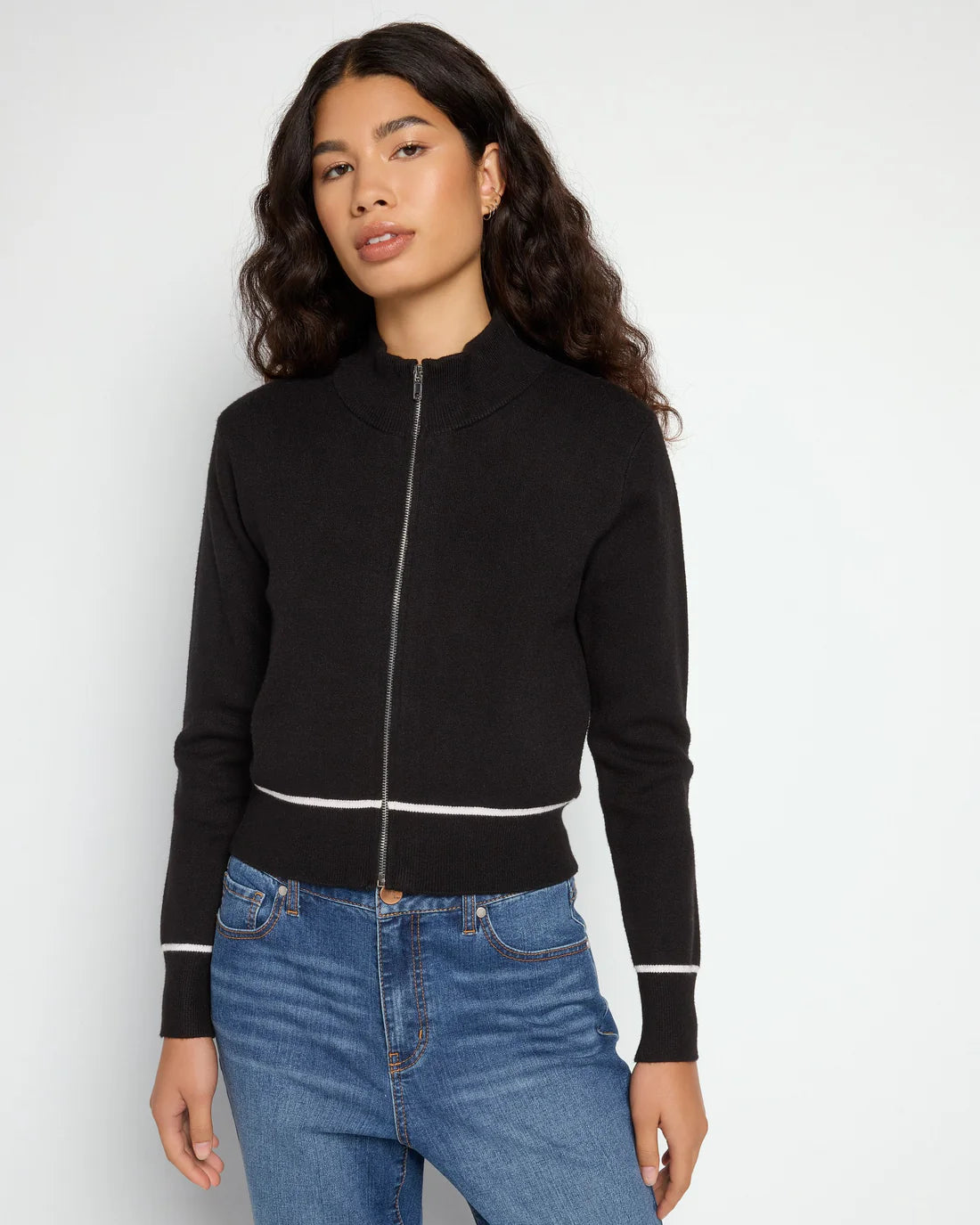 Theo & Spence Mock Full Zip