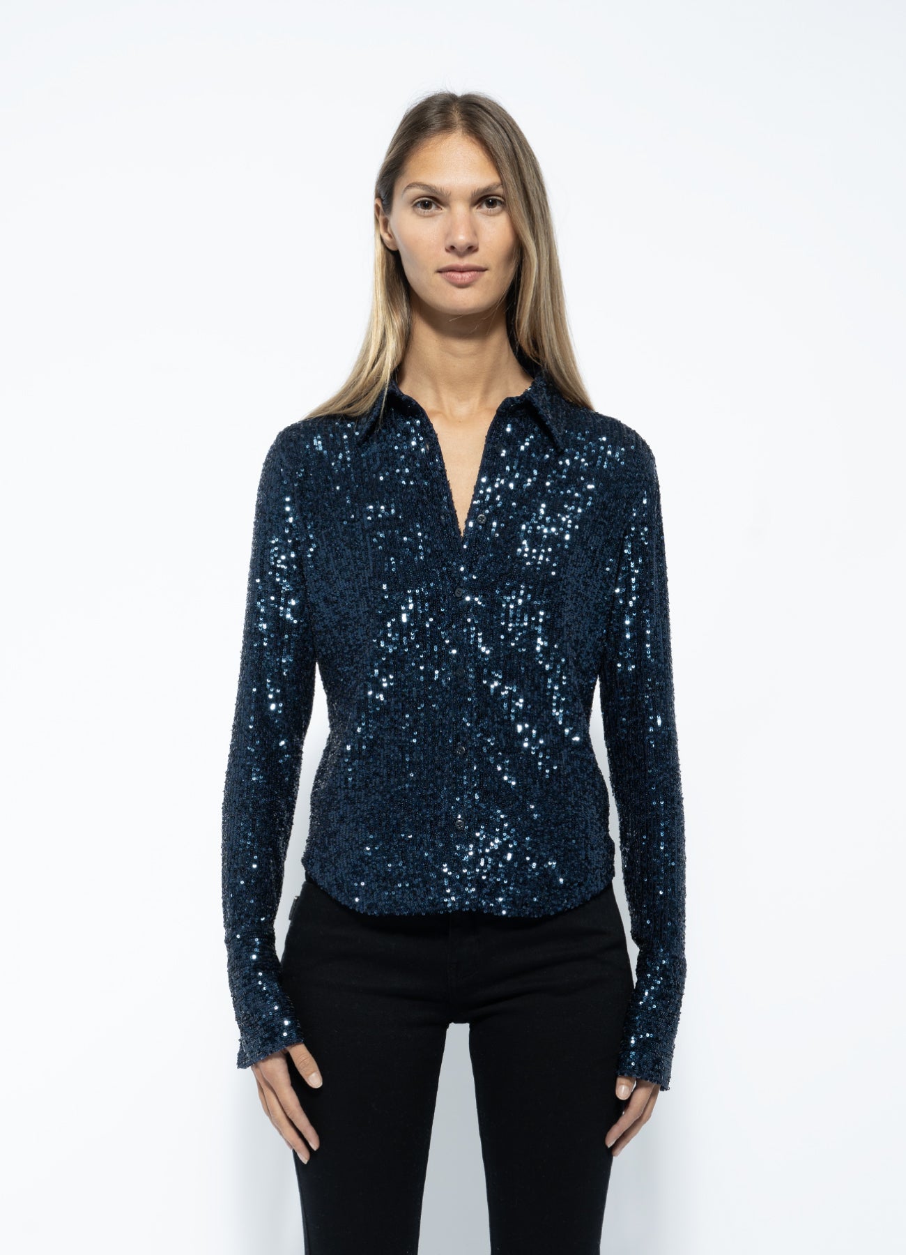 Zadig & Voltaire Tawny Sequins Top