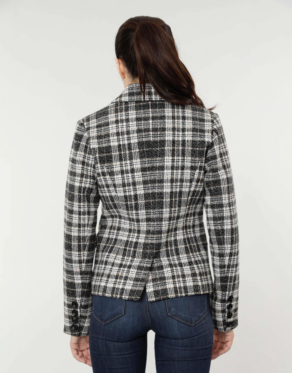 Dolce Cabo Plaid Blazer