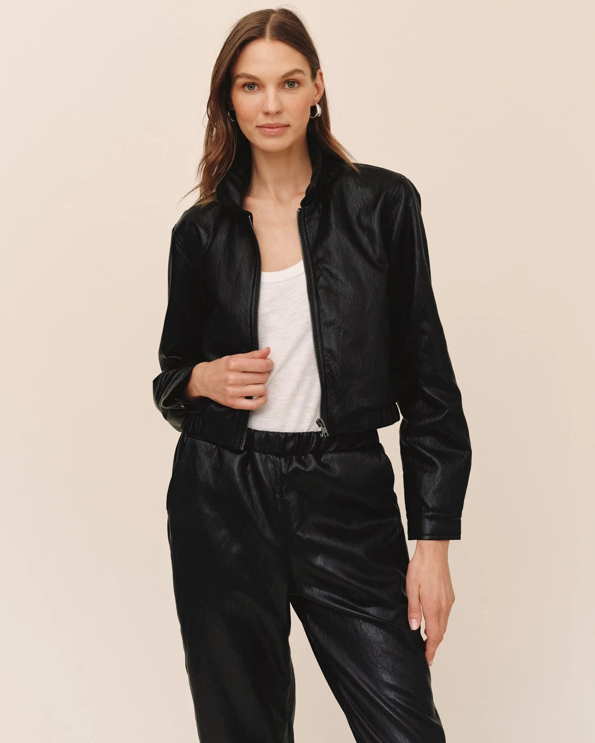 Bella Dahl Crop Bomber Jacket