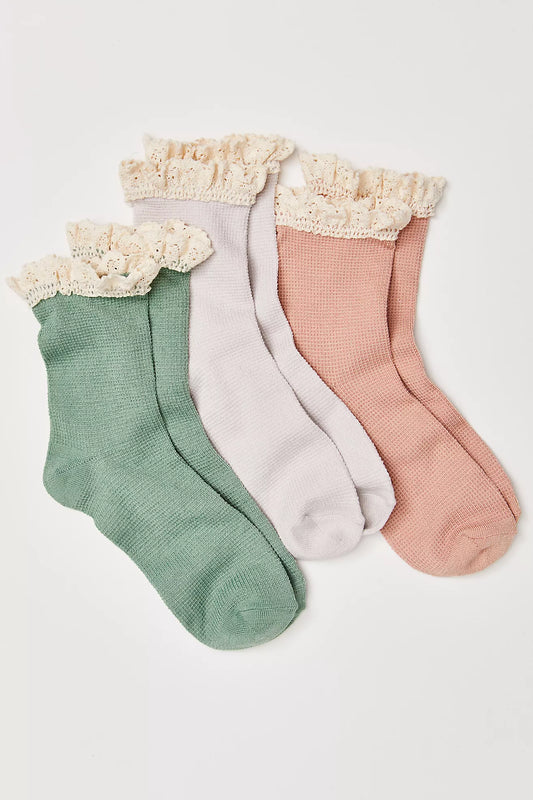 Free People Ruffle Sock Pack