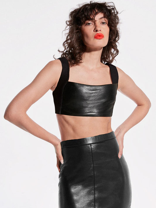 AS x DF Elizabeth Leather Skirt