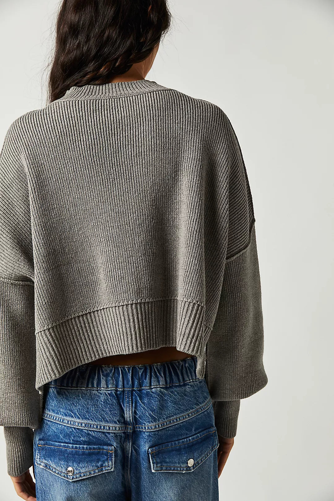 Free People Easy Street Crop Pullover