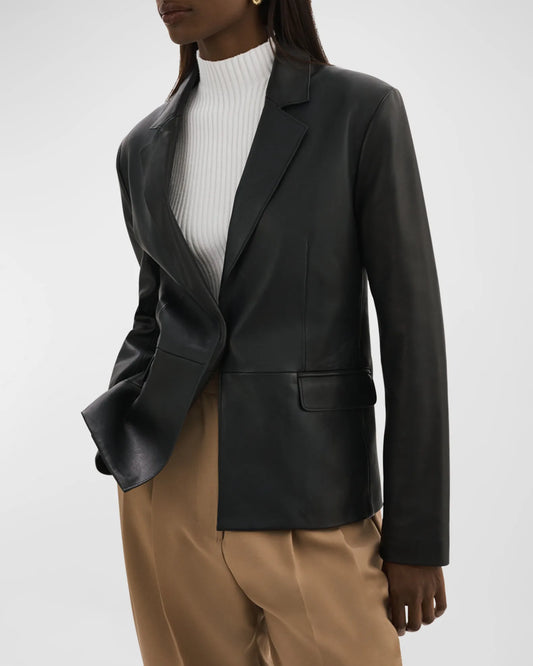 Lamarque Elza Leather Blazer