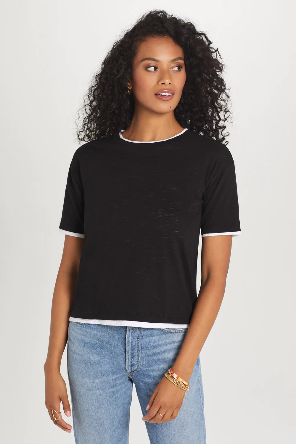 Goldie Double Layer Boxy Tee