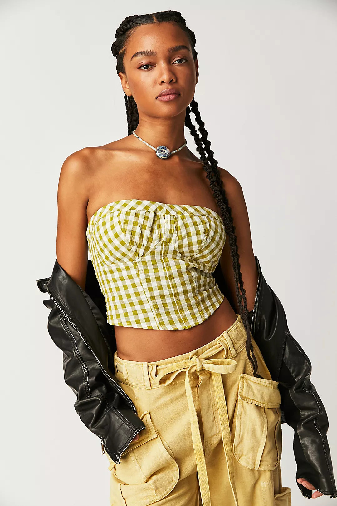 Free People Leilani Gingham Tube