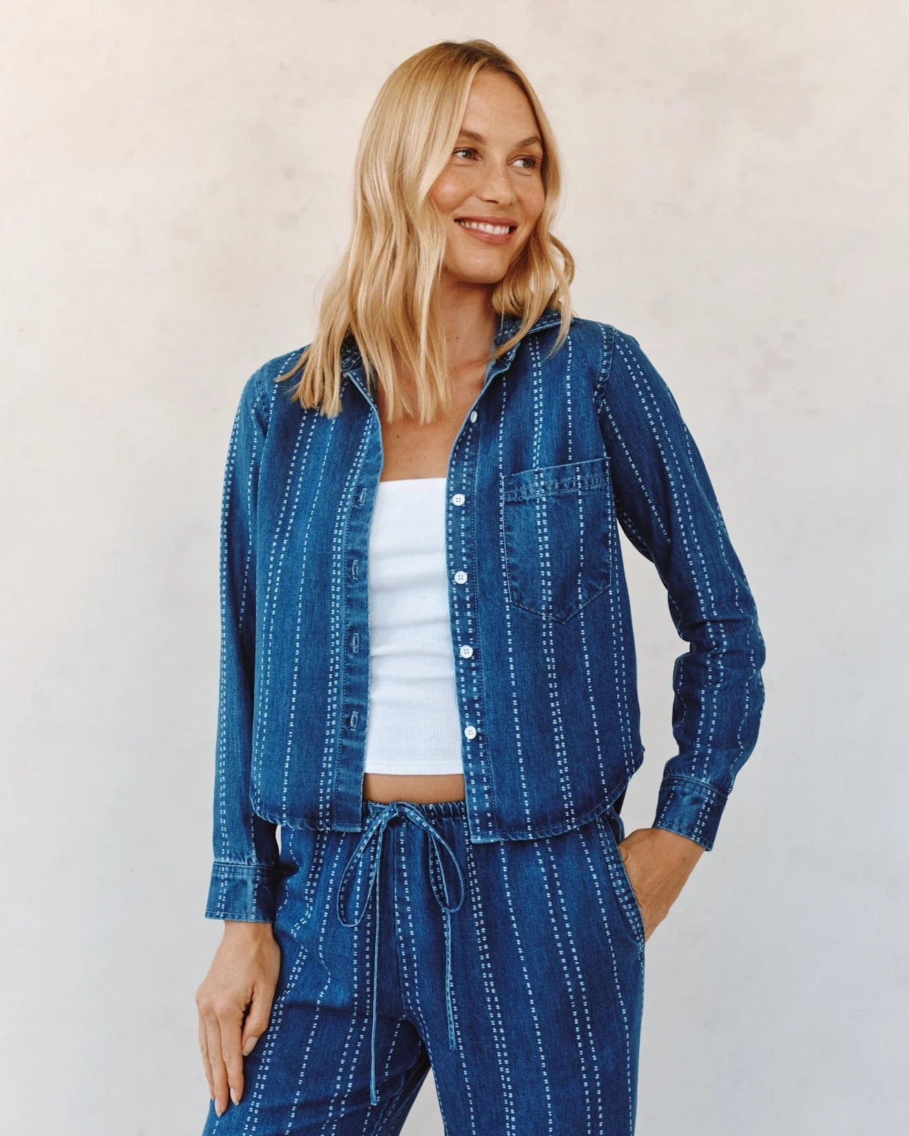 Bella Dahl L/S Crop Shirt