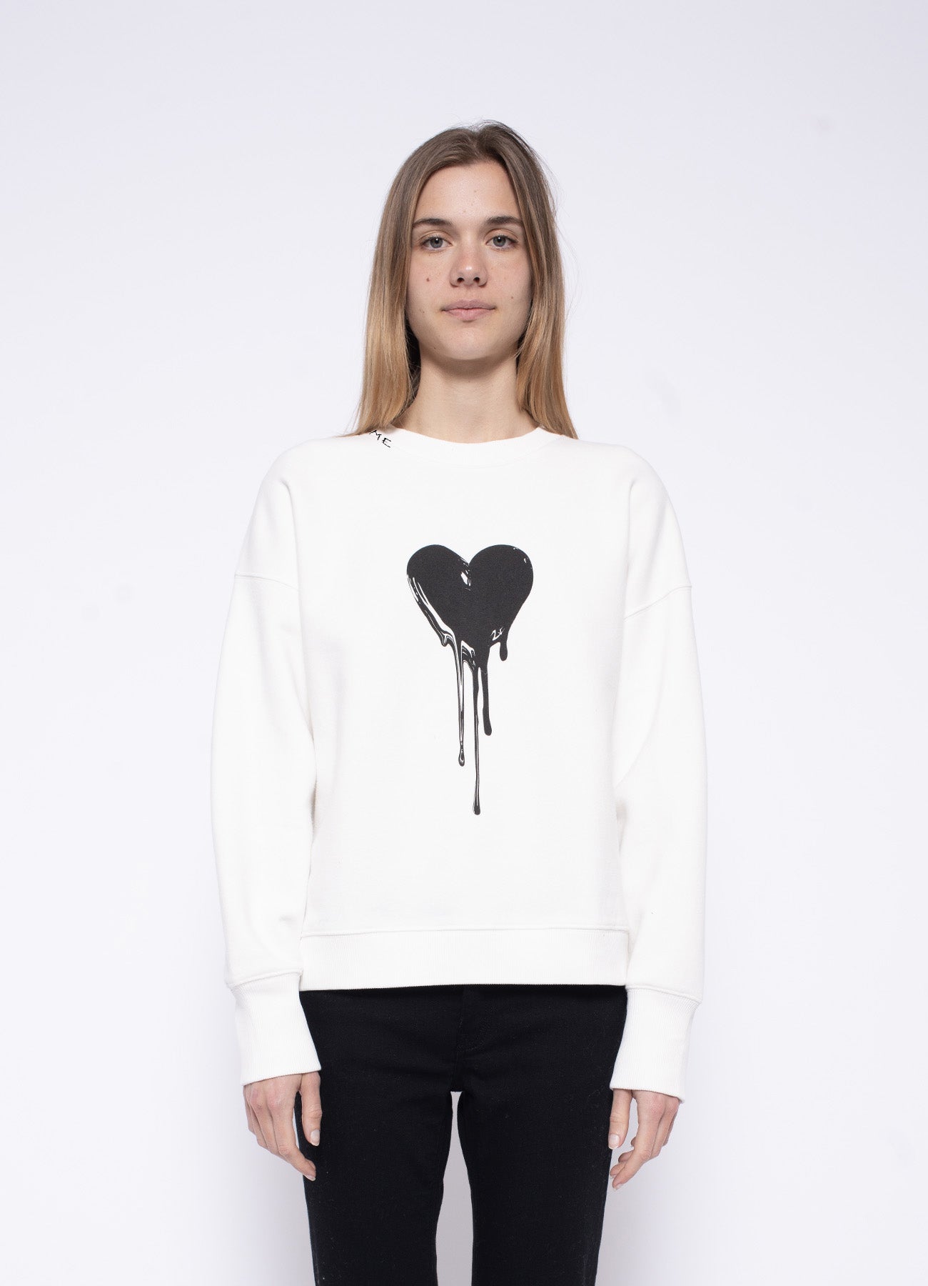 Zadig & Voltaire Oscar Flowing Heart Sweatshirt