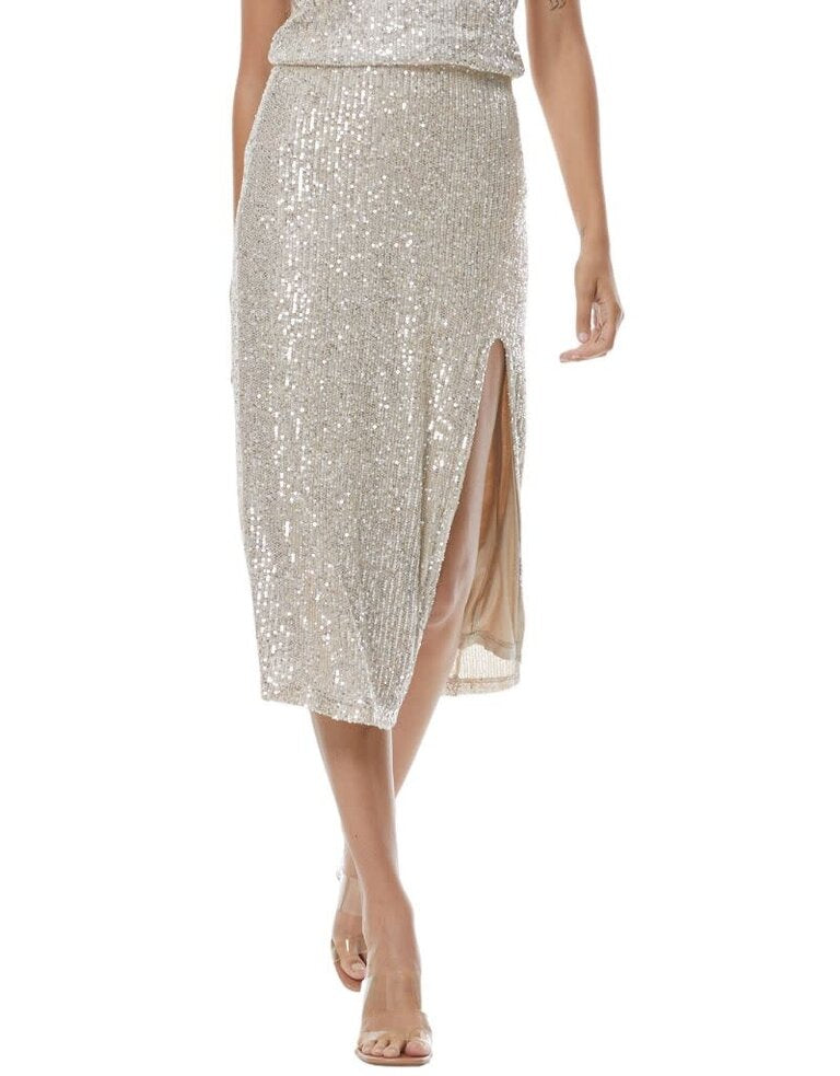 YFB Pierre Sequin Skirt