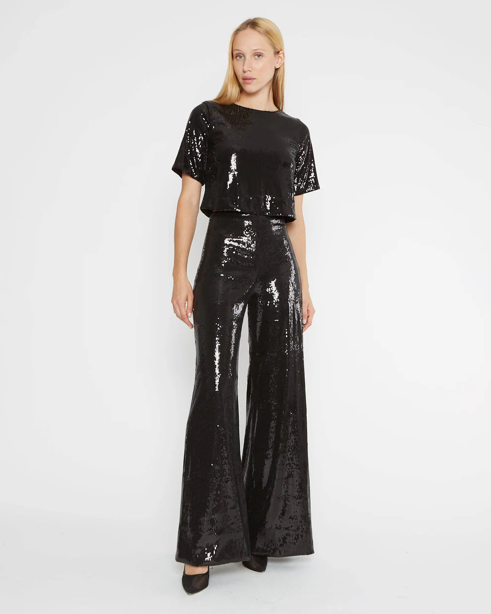 Ripley Rader Sequin Wide Leg Pant