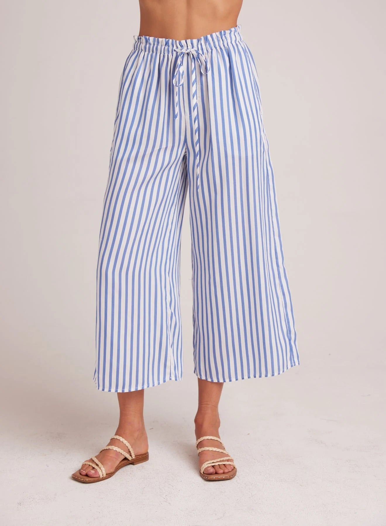 Bella Dahl Ruffle Wide Leg Pant