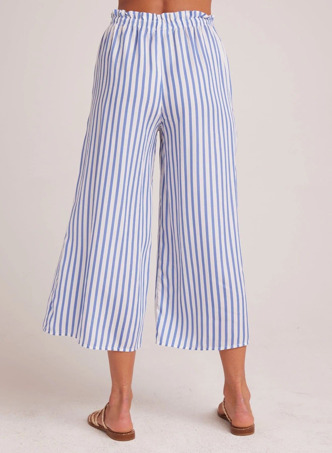 Bella Dahl Ruffle Wide Leg Pant