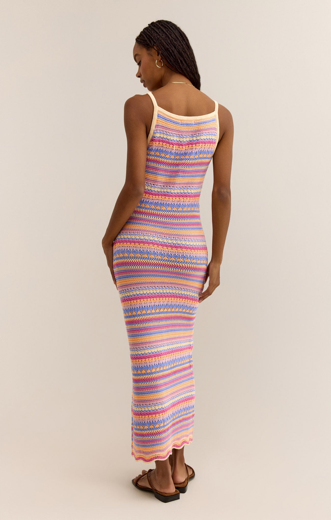 Z Supply Santa Cruz Stripe Midi Dress