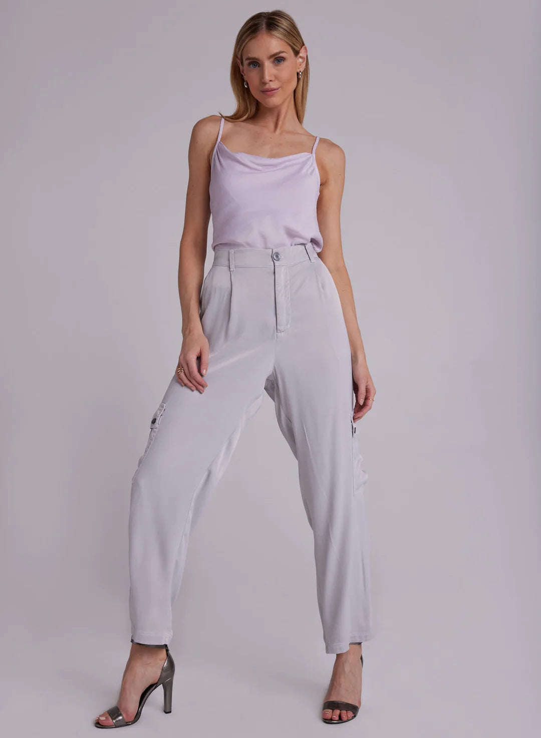 Bella Dahl Satin Cargo Trouser