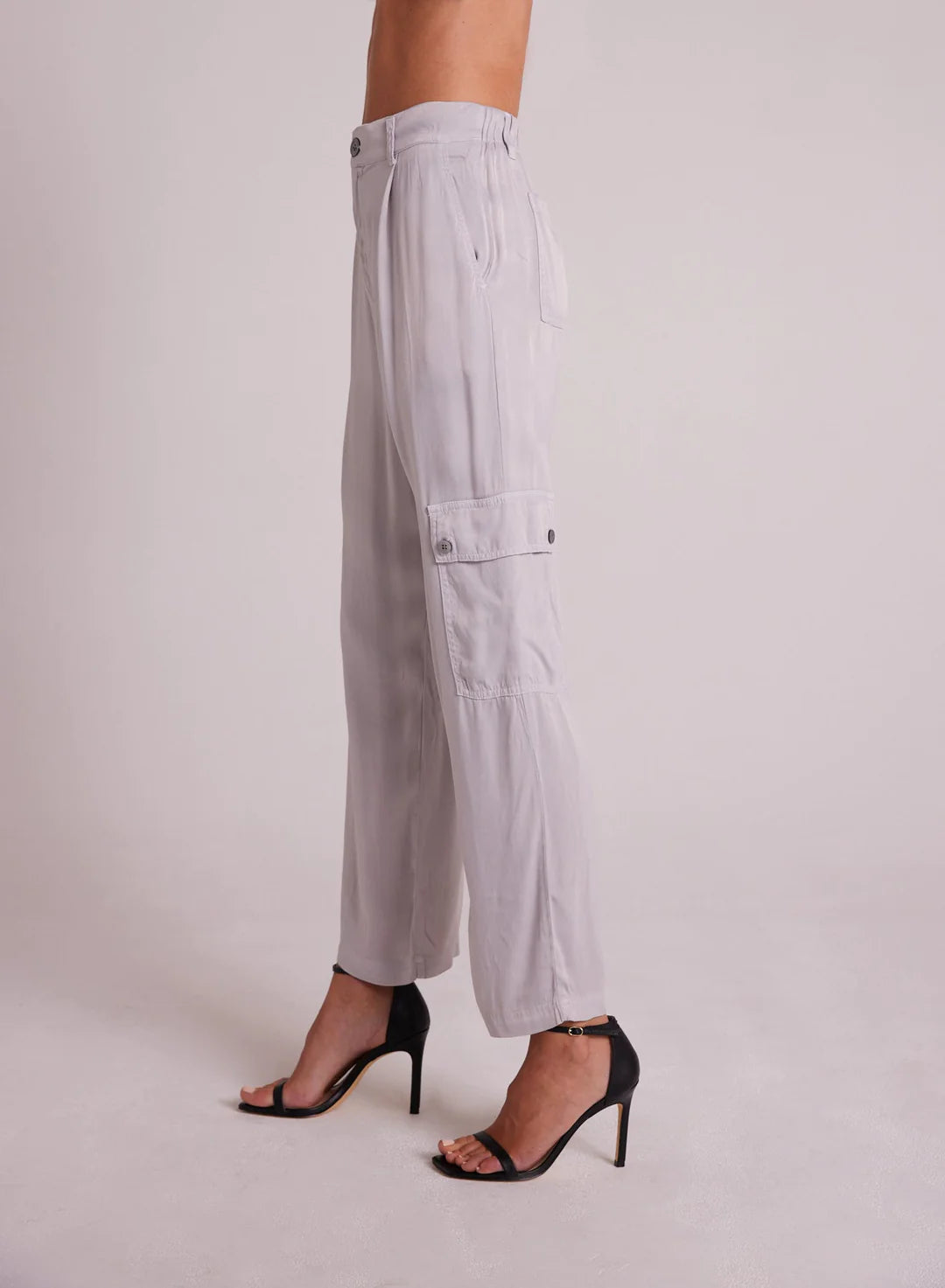 Bella Dahl Satin Cargo Trouser