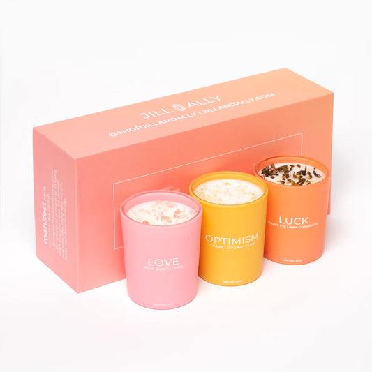 Jill & Ally Good Vibes Votive Candle Trio