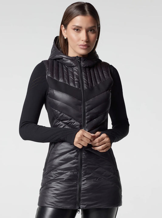 Blanc Noir Elongated Puffer Vest