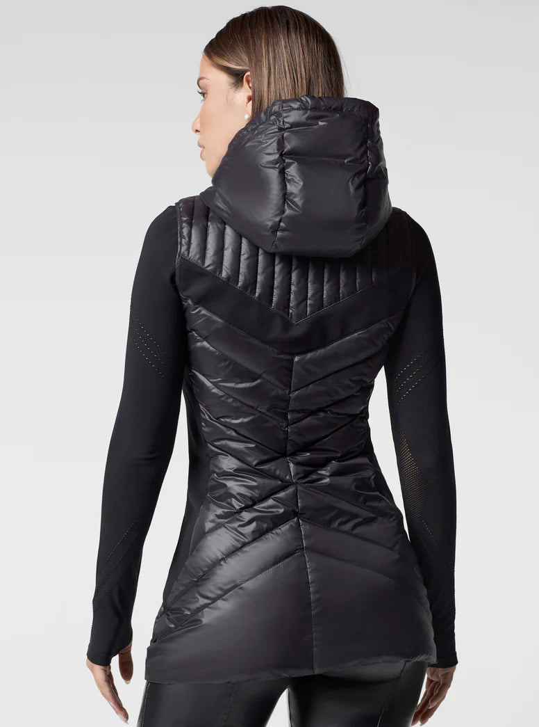 Blanc Noir Elongated Puffer Vest